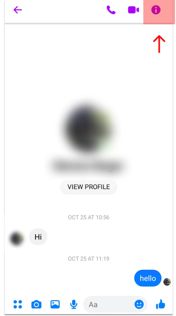 How to ignore messages on Messenger?