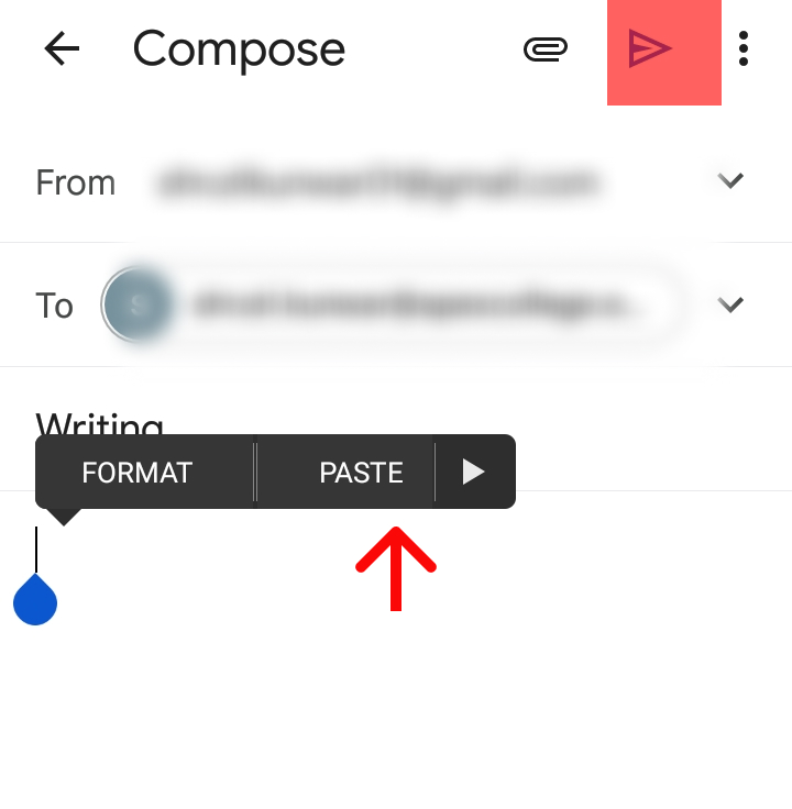 How to resend an email in Gmail using copy and paste