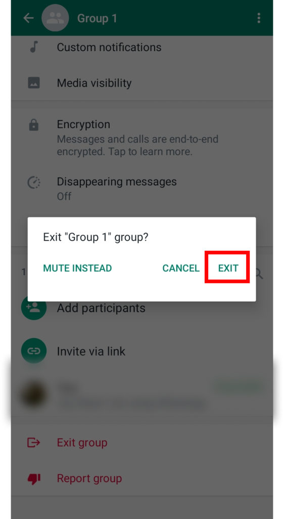 How to Delete WhatsApp Group