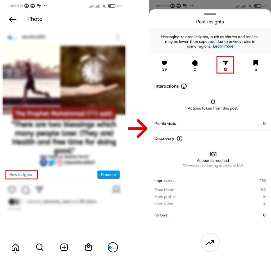 How to See Who Shared Your Instagram Post?