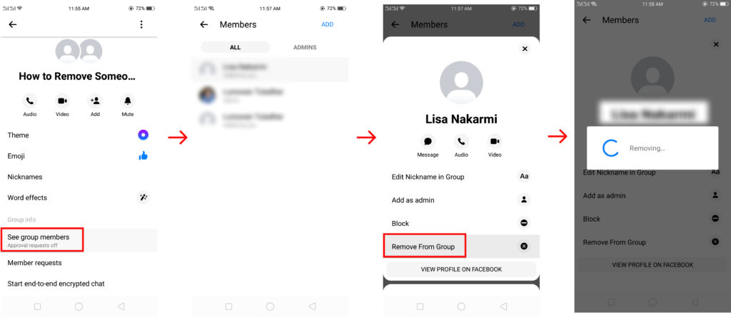 How to Remove Someone from Messenger Group