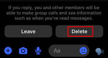 Delete a Group Chat on Messenger Permanently