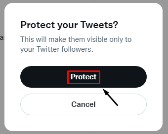 How to make your tweets private?