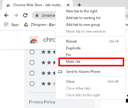 How to Mute a Tab in Chrome ?