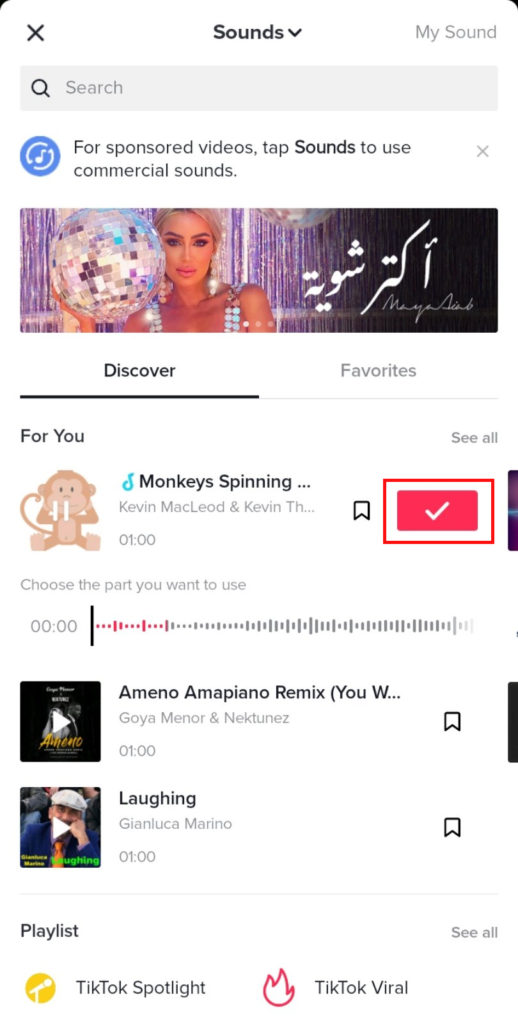 How to add sound to your Video on TikTok?