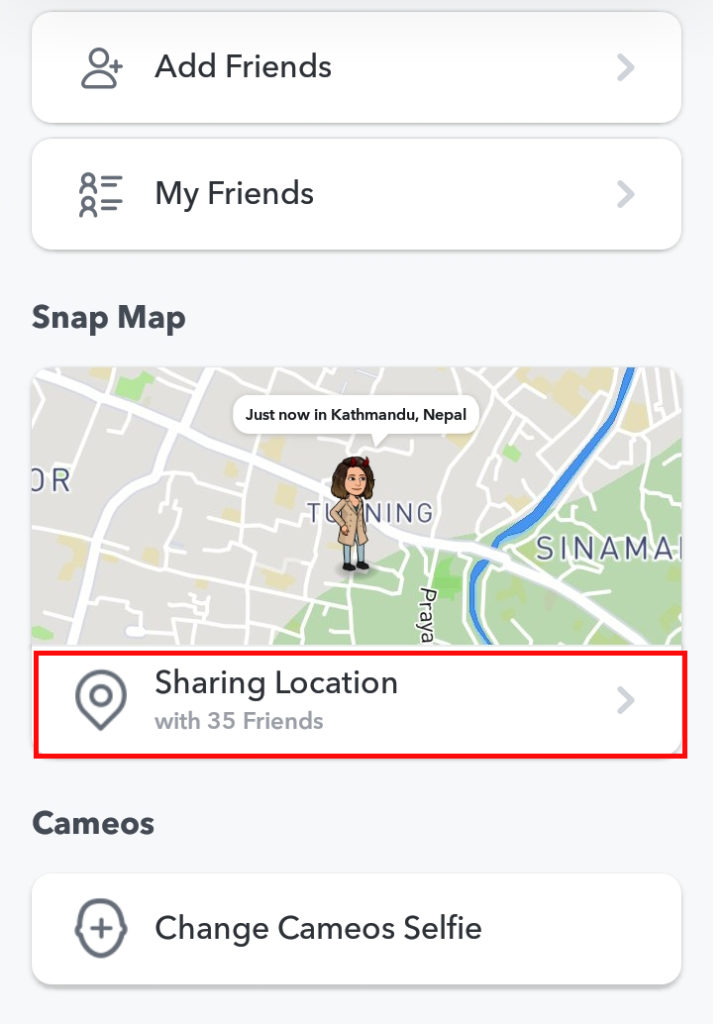 How to see how many friends you have on Snapchat?