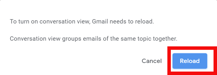 Group emails in Gmail.