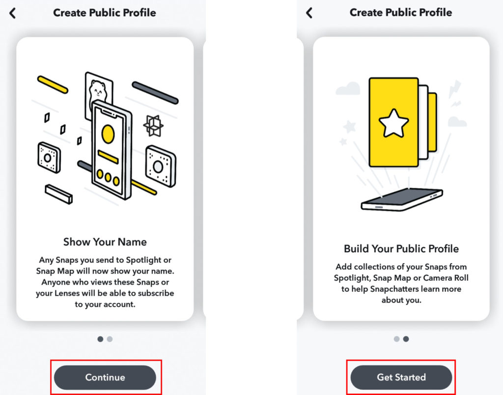 How to make a public account on Snapchat?