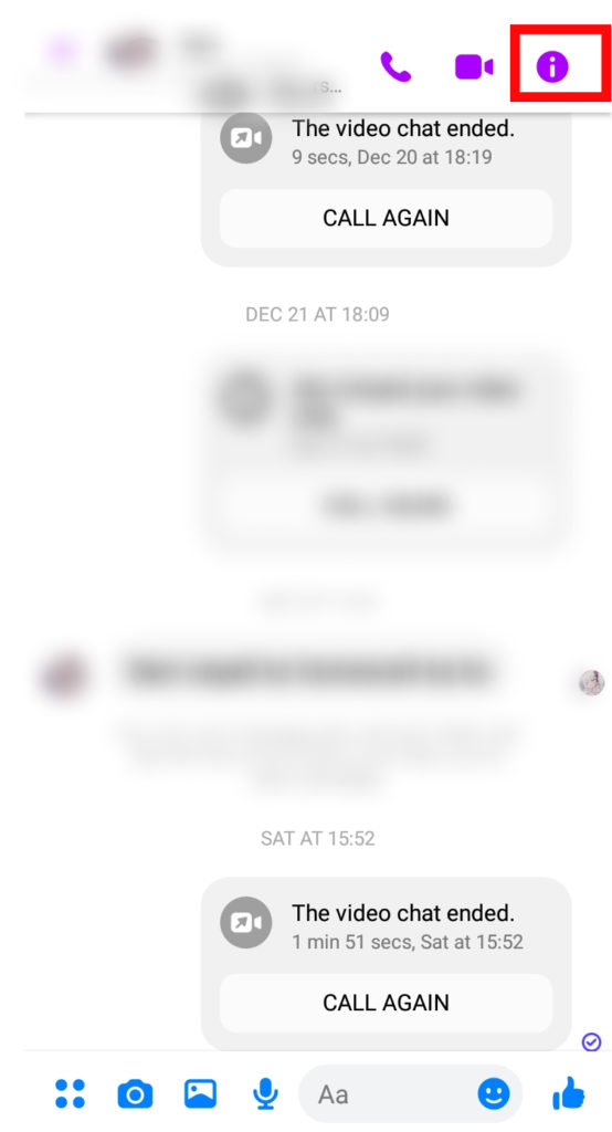 How to mute someone on Facebook messenger?