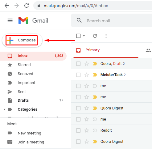 How to CC in Gmail?