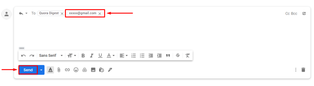 How to CC in Gmail on a Reply from desktop? 