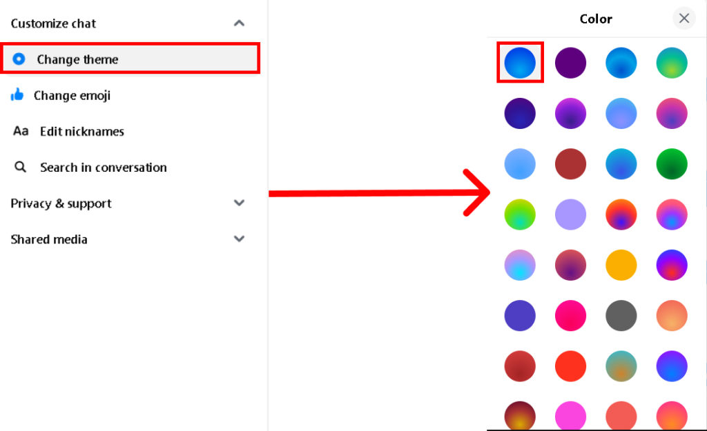 How to Change Facebook Messenger Color Back to Normal?
