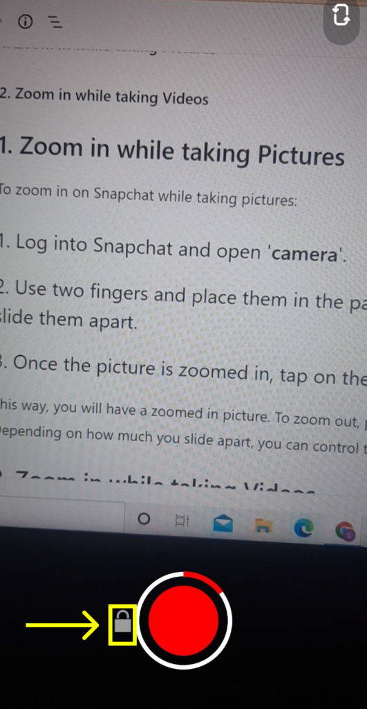 How to Zoom in on Snapchat?