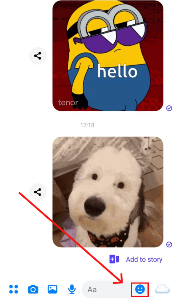 How to send GIFs on Messenger?