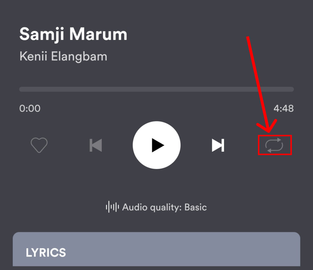 How to Loop a Song on Spotify?