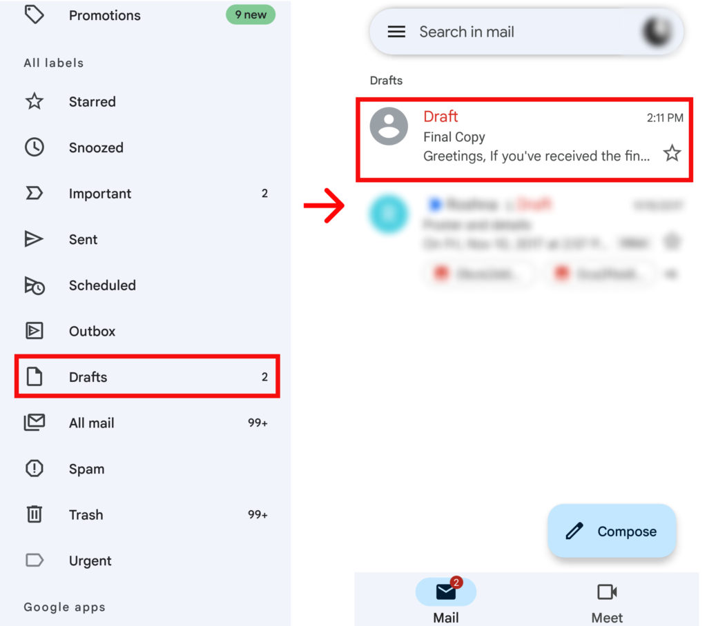 How to Recover Deleted Draft in Gmail