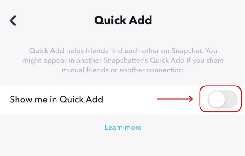 How To Turn Off Quick Add On Snapchat?
