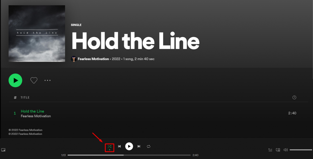 How to Turn off Shuffle on Spotify