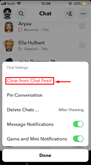 How to clear conversation?