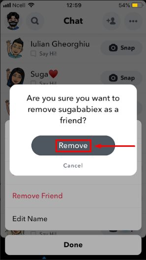 How to Remove Multiple Friends On Snapchat?