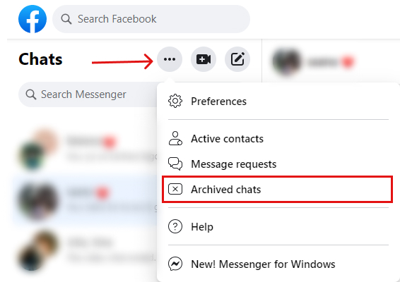 How to Unarchive Messages on Messenger?