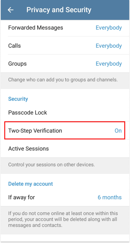 How to reset Telegram password without email?