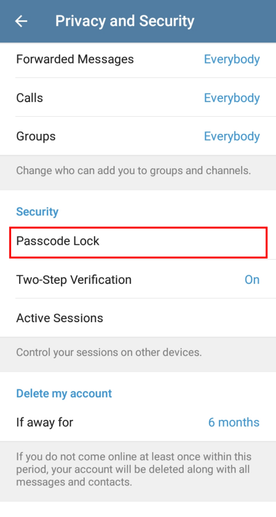 How to reset Telegram password without email?