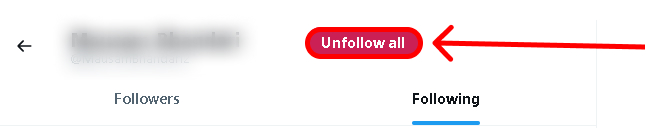 How to unfollow everyone on Twitter?