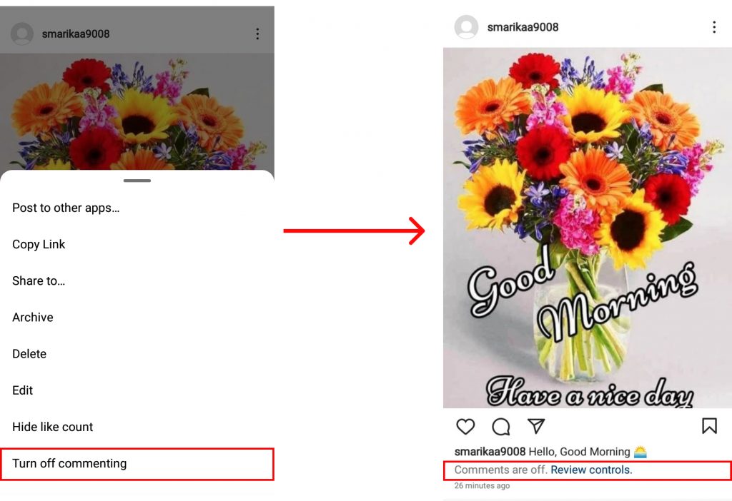 How to disable comments on Instagram?