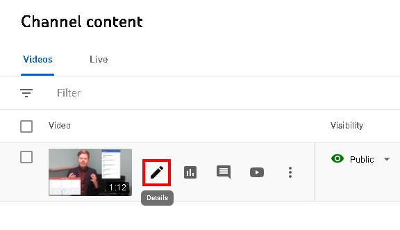 how to add timestamps to youtube?