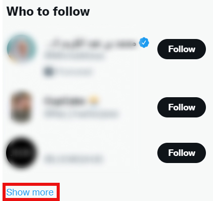 Who to Follow Feature