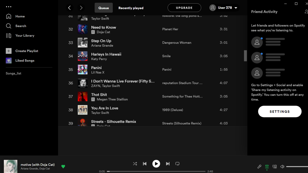 How to add songs to queue on Spotify?