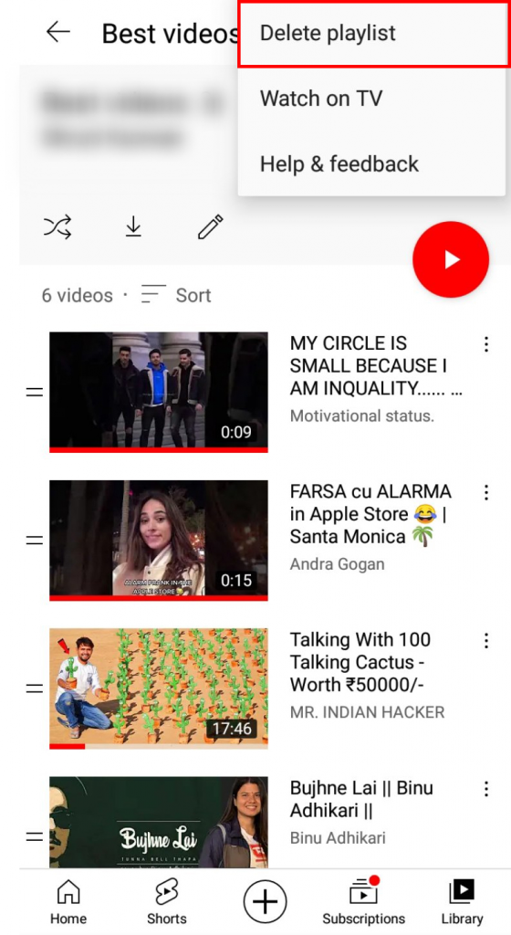 How to Delete YouTube Playlist?
