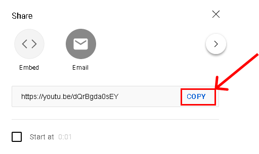 how to embed a youtube video in Gmail?