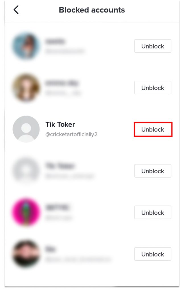 How to Unblock Someone on TikTok?
