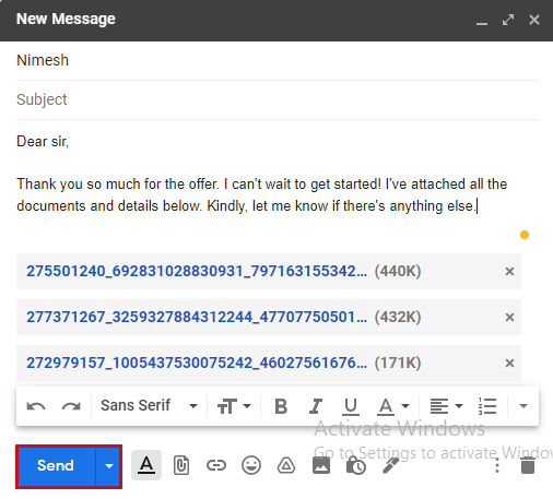 How to Send Draft Email in Gmail?