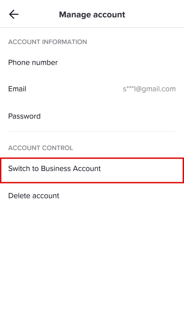 How to Change Your Personal Account into Business Account