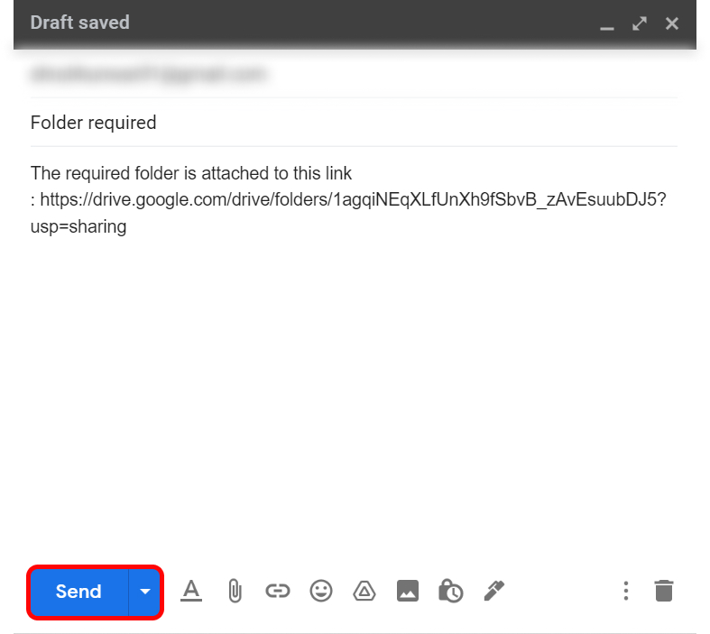 How to Send Folder in Gmail?
