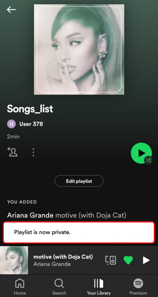 How to Make Spotify Playlist Private?
