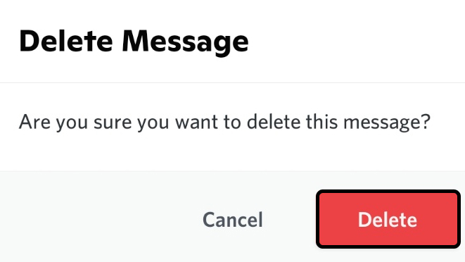how to delete discord messages?