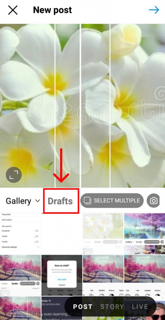 How to Find Drafts on Instagram?