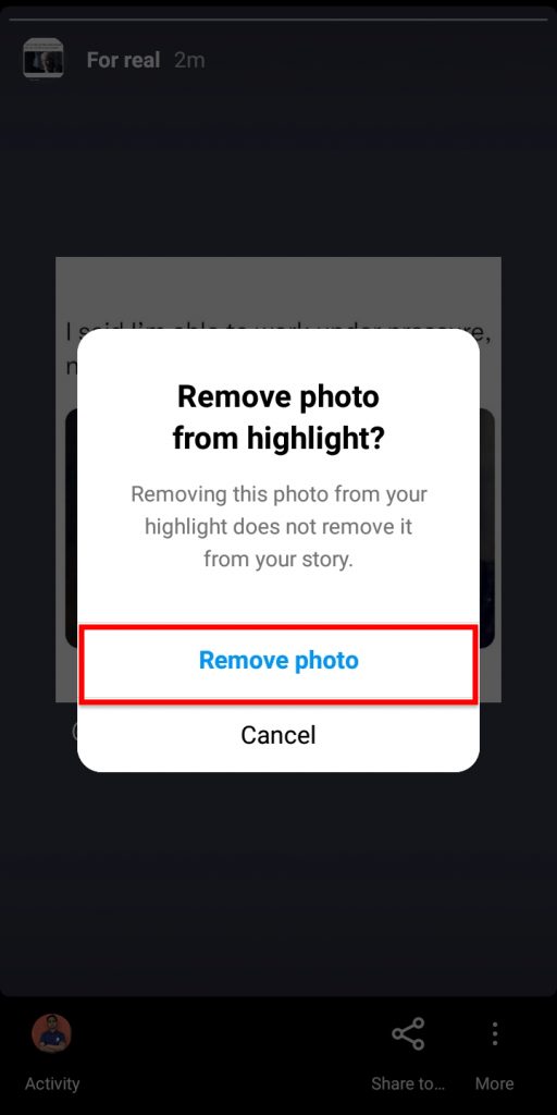 How to Remove Highlights on Instagram?