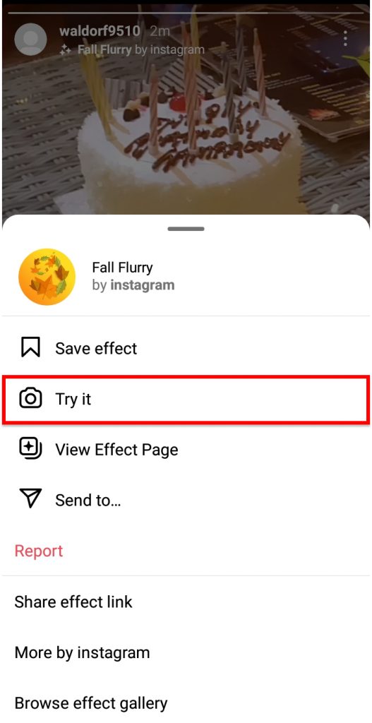How to Apply Filter from Friends?