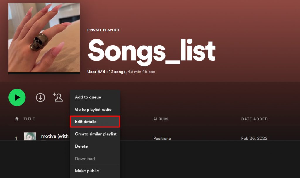 How to Change Spotify Playlist Picture?