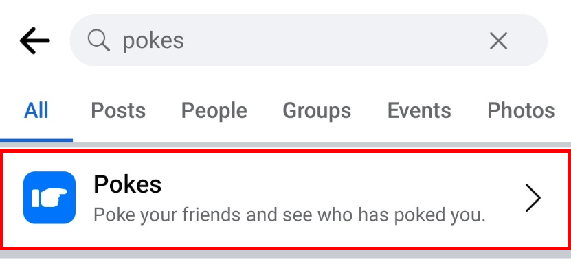how to poke on Facebook?