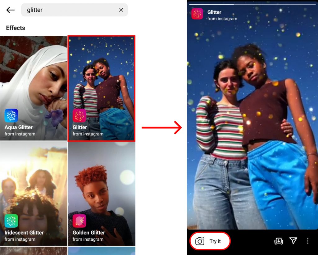 How to Search Filters on Instagram?