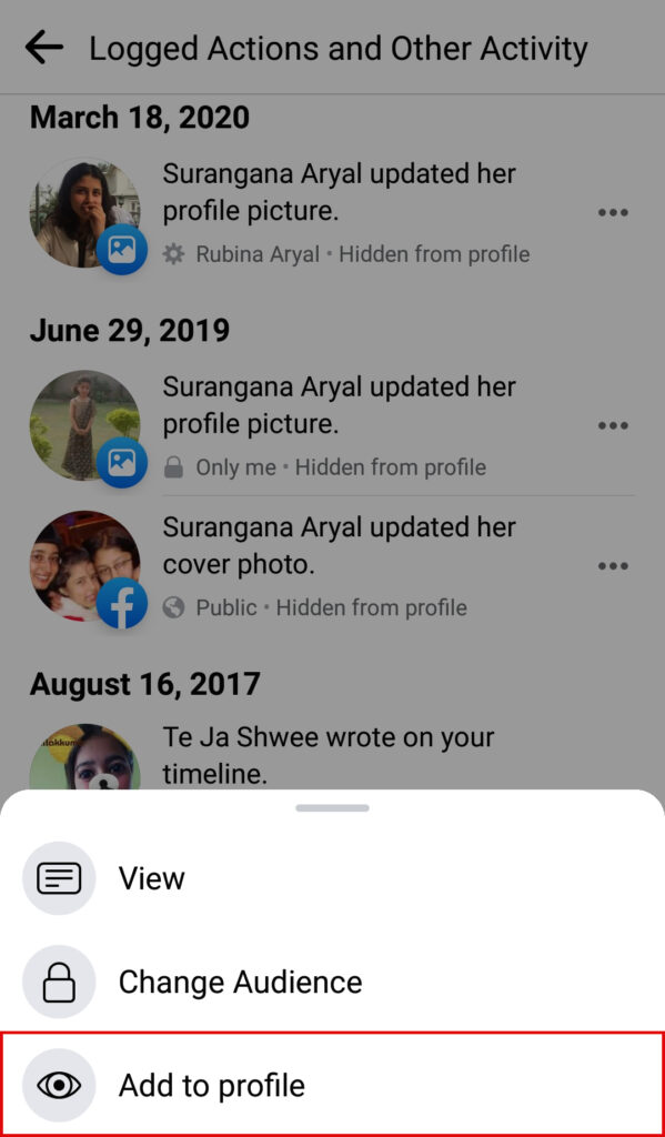 How to Unhide a Post on Facebook?
