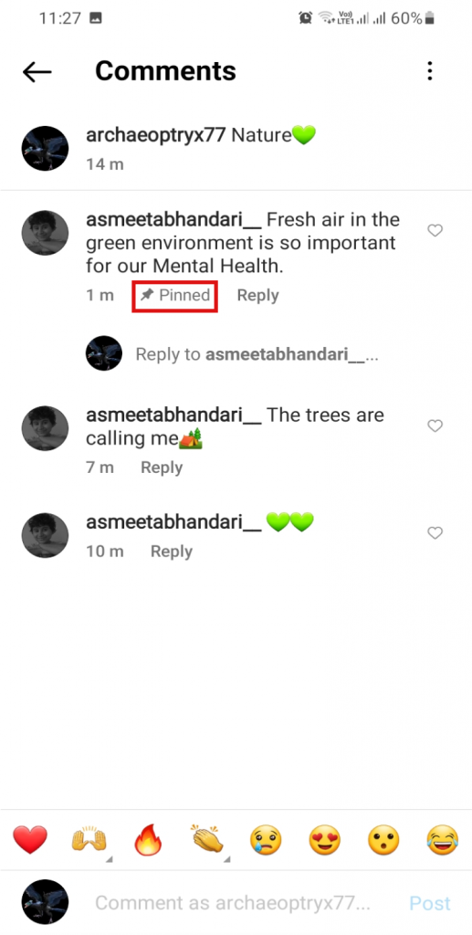 How to Pin an Instagram Comment?