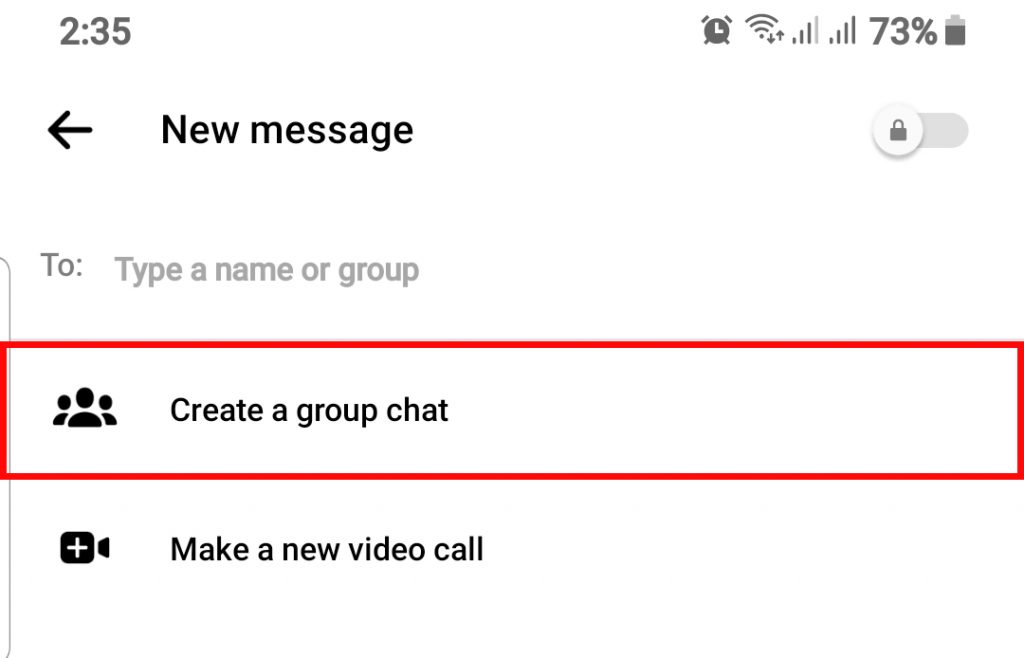How to make group chat
