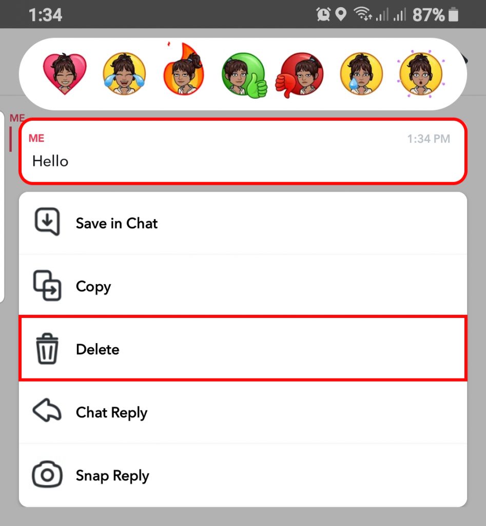 How to Delete Snapchat Message?